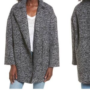 Oversized Marled Coat